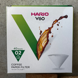HARIO V60 COFFEE PAPER FILTER 40 PACK