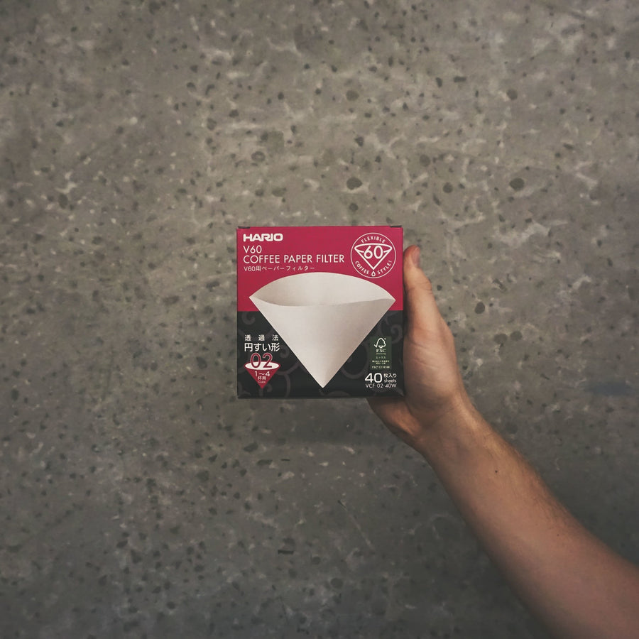 HARIO V60 COFFEE PAPER FILTER 40 PACK